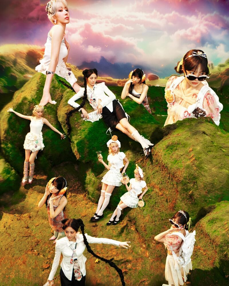 LE SSERAFIM Crazy 4Th Mini Album Standard Vol.1 Cd+1P Folding Poster on Pack+80P Booklet+16P Lyric Book+3Ea Sticker+1P Postcard+1P Photocard+1Ea Paper Toy+Tracking Sealed Le Seraphim LSFM image number 5