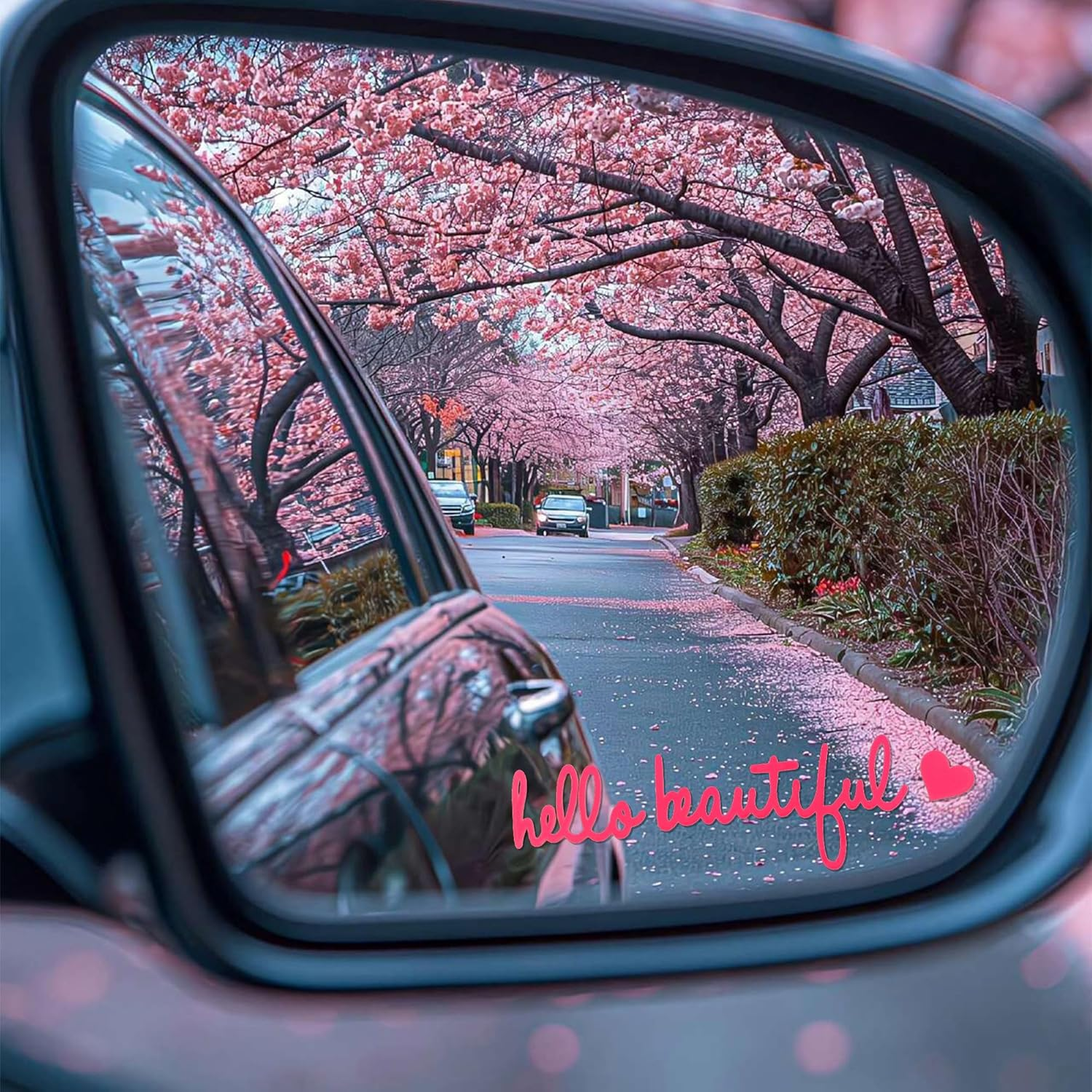 10 Pcs Rearview Mirror Decal, Funny Car Decals for Women, Rear View Mirror Sticker, Affirmation Vinyl Car Stickers and Decals, Car Window Decals Car Decoration Accessories (10 Pcs) image number 6