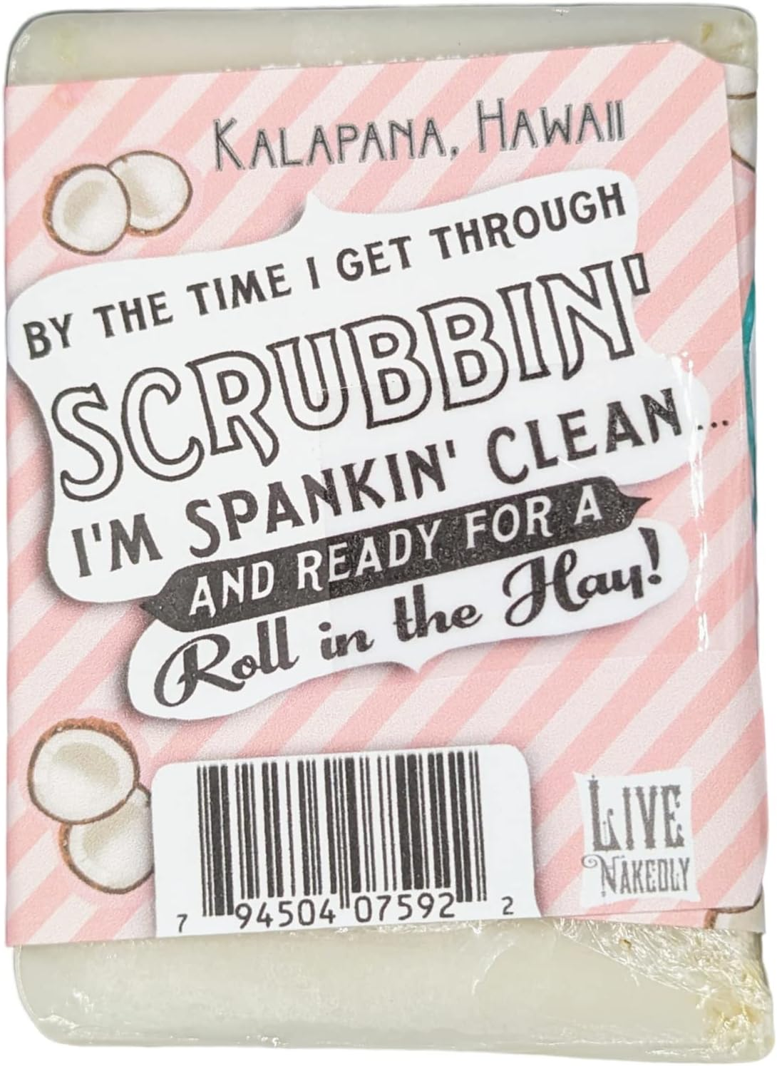 Creamy Coconut Cutie BAR SOAP Safflower Coconut Soy by Filthy Farmgirl