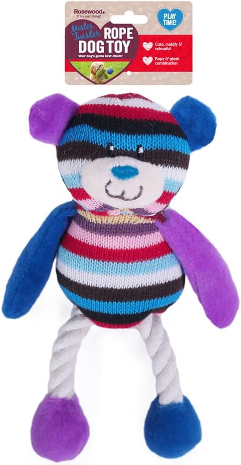 Rosewood 39021 Mister Twister Tilly Teddy Plush Dog Toy image number 6