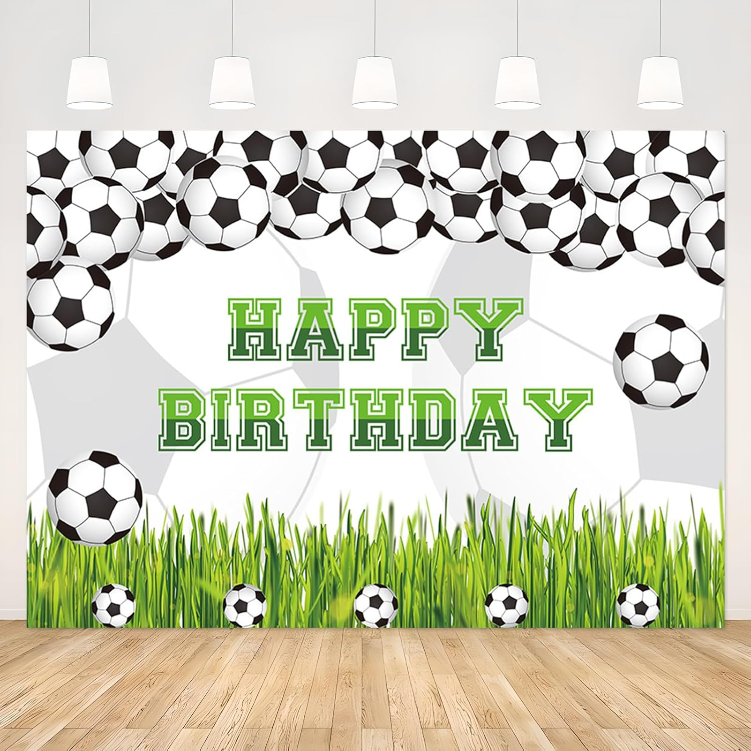 APROPHIC Football Birthday Party Background Football Birthday Banner Football Game Football Theme Boy Photography Background Birthday Party Gifts Photo Booth Props 7 X 5 Feet image number 3