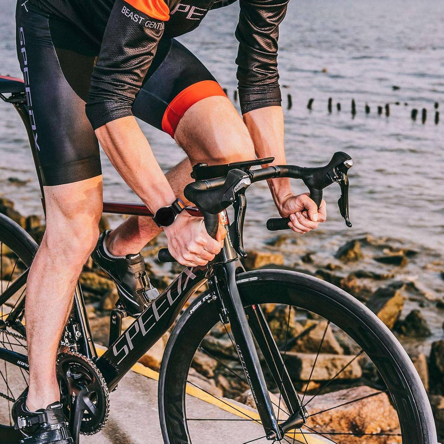 Trail Loop for Samsung Galaxy Watch 7/6/5/4 40Mm 44Mm Women Men, One Click Rugged Sport Band Soft Nylon Wristband for Galaxy Watch 6 Classic 43Mm 47Mm/Fe/5 Pro 45Mm/4 Classic 42Mm 46Mm image number 3