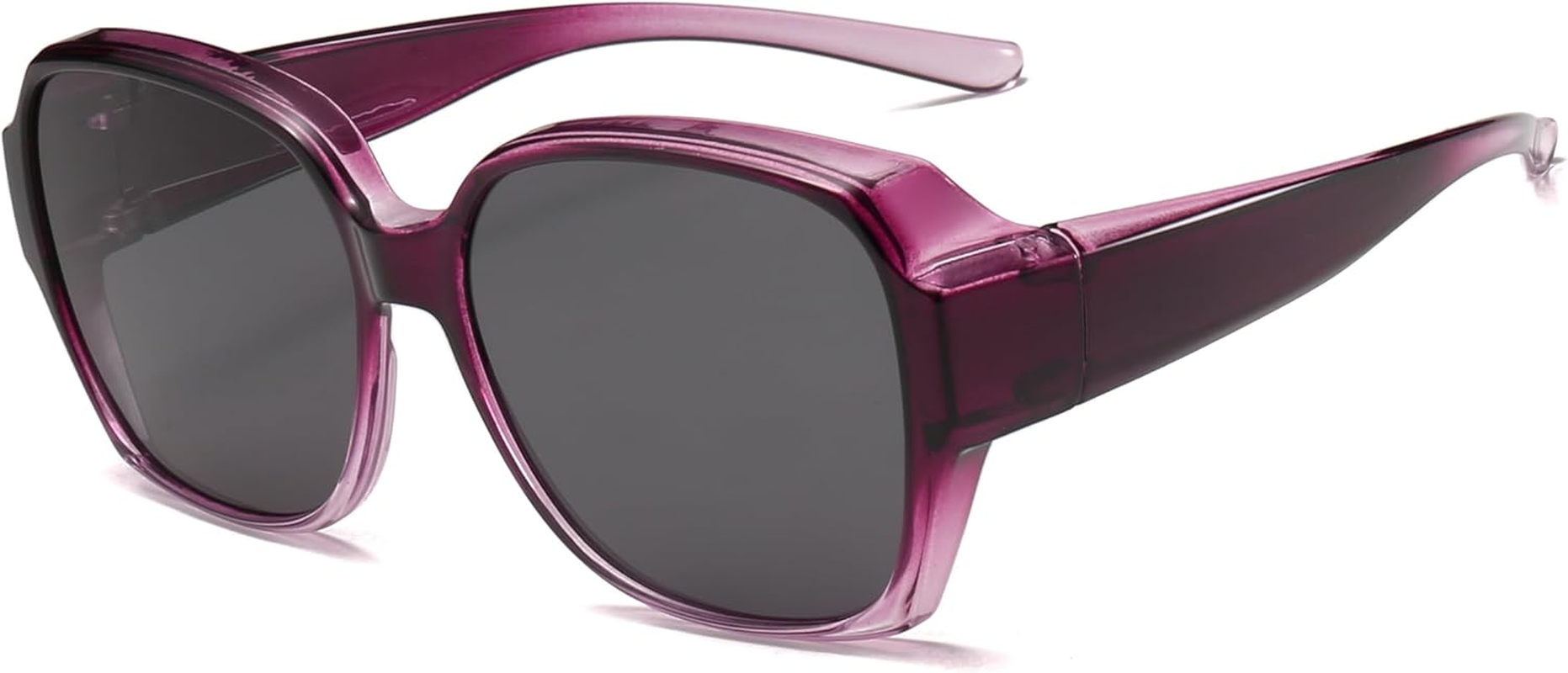 Duduma Oversized Sunglasses over Glasses for Women - Polarised Fit over Sunglasses for Glasses Wearers Men & Women with UV400 Protection Wrap around Driving Shades