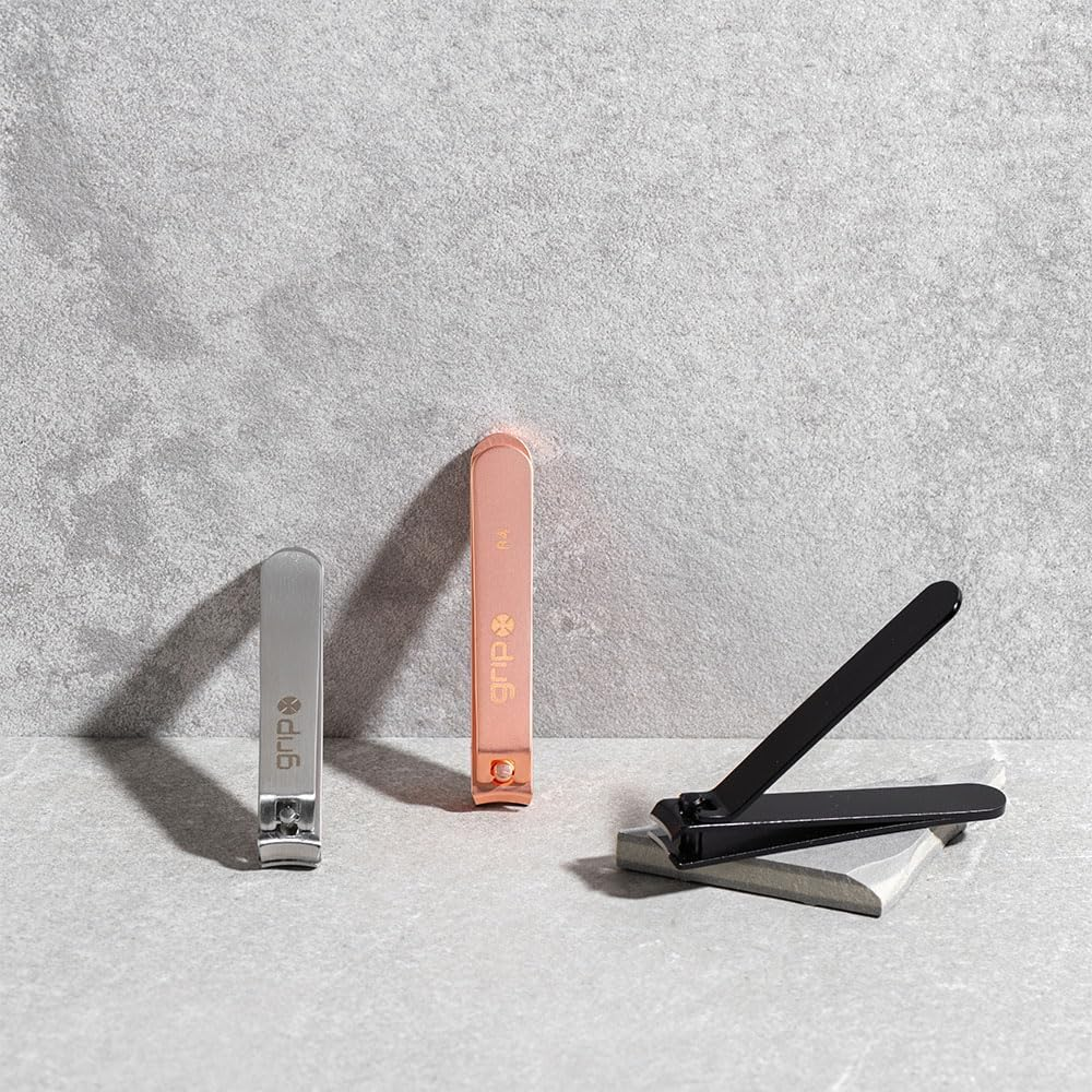 Grip Nail Clipper Stainless Steel S4 &ndash; Precision Nail Cutter for Fingernails & Toenails &ndash; Sharp Curved Blades with Non-Slip Grip for Clean, Controlled Trimming image number 3