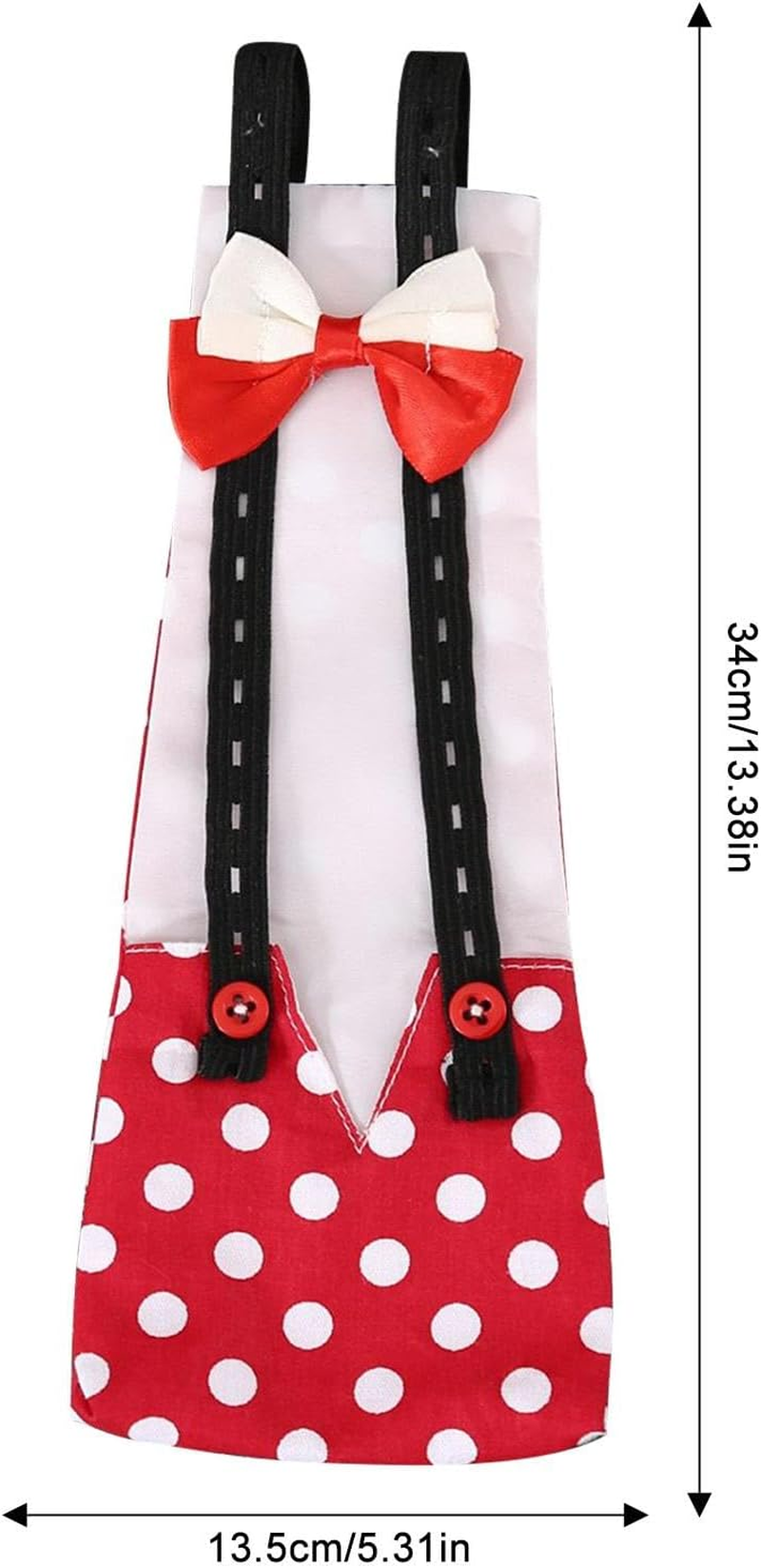 Chicken Diapers | Washable Chicken Diaper | Reusable Duck Diapers with Bow Ties, Washable Printed Fabric Pet Poultry Nappies Supplies image number 5