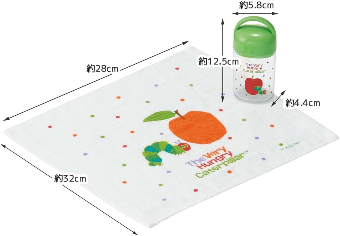 Skater OA5AG-A Anti-Bacterial Hot Towel Set with Case and Hot Towel, Harapeko, Made in Japan, 12.6 X 12.0 Inches (32 X 30.5 Cm) - Hot Towel Set image number 3