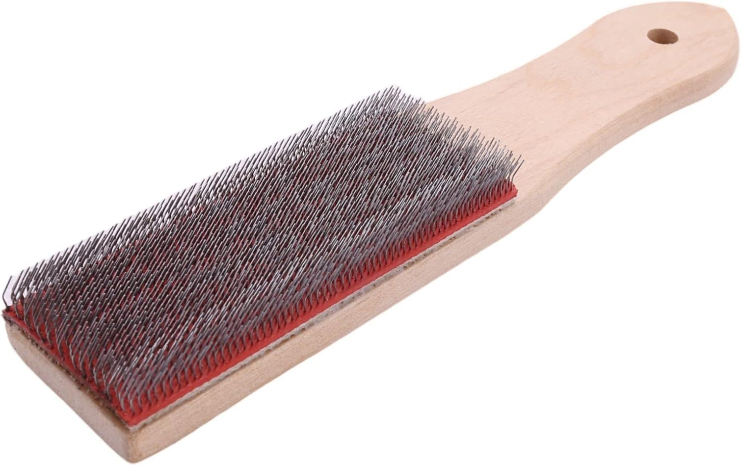 MOUNAY File Card Brush Steel Card File Brush Cleaner Chip Metal Cleaning 8.26 Inch Length, 2 Pieces