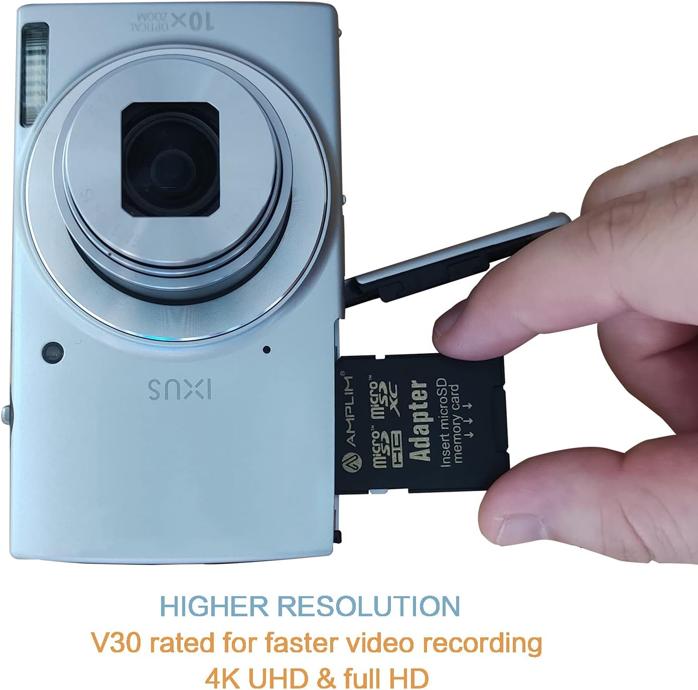 Amplim 128GB Micro SD SDXC V30 A1 Memory Card plus Adapter Pack (Class 10 U3 UHS-I Microsd XC Extreme Pro) 128 GB Ultra High Speed 667X 100Mb/S UHS-1 TF Microsdxc 4K Flash image number 3