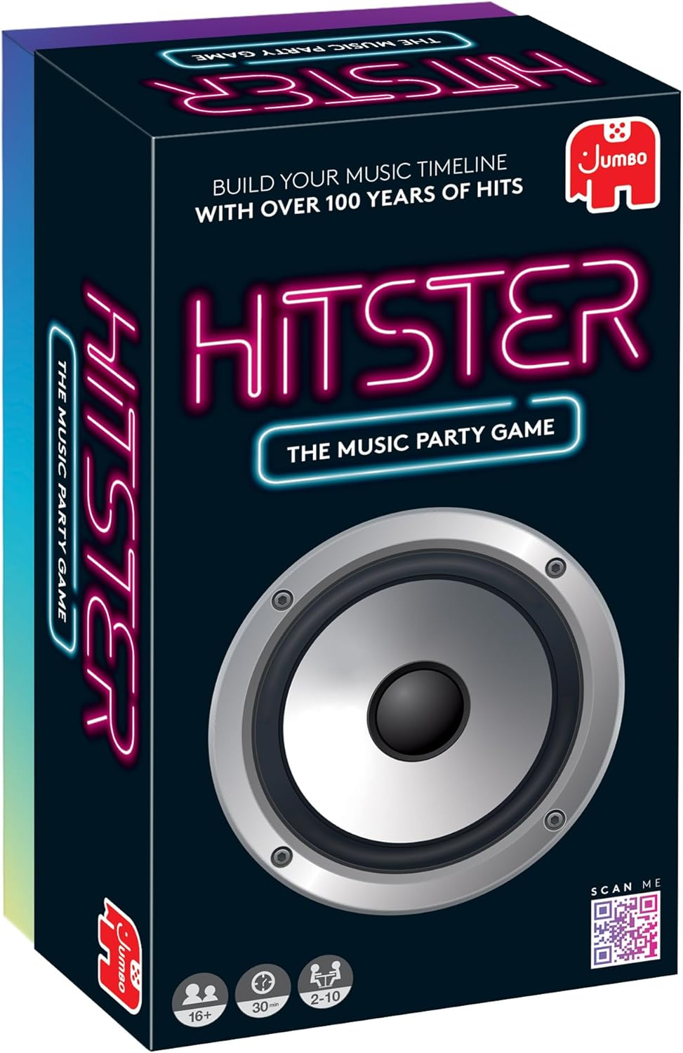 Jumbo Hitster: the Ultimate Party Game for Adults | 2-10 Players | Ages 16+ | 300+ Iconic Hits, Card Games, Music Timeline | Fun, Laughter, and Memories Guaranteed UK Edition image number 4