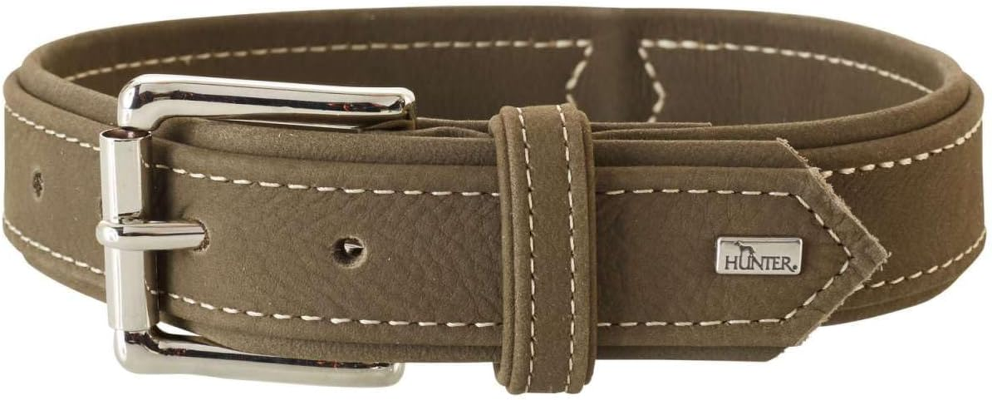Hunter Dog Collar Hunting, 40, Olive Leather