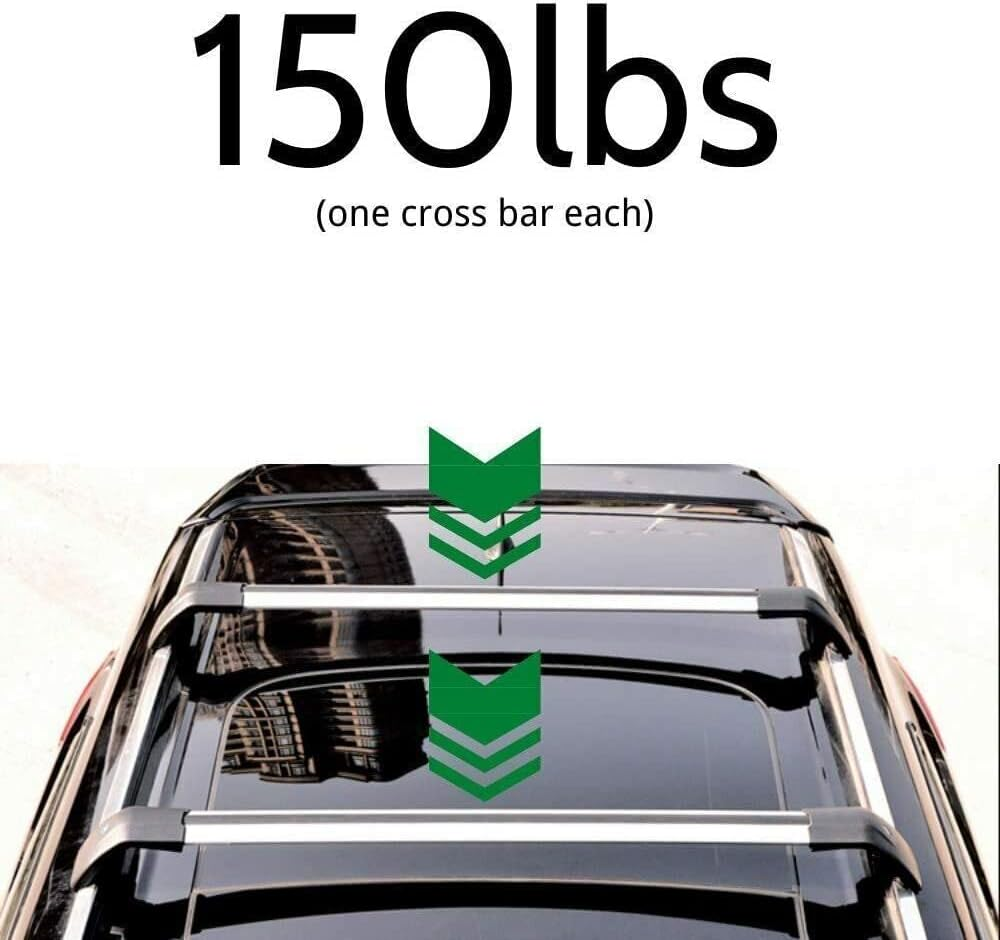 2Pcs Fit for Honda HRV HR-V 2015-2021 Roof Rail Rack Cross Bar Crossbar image number 5