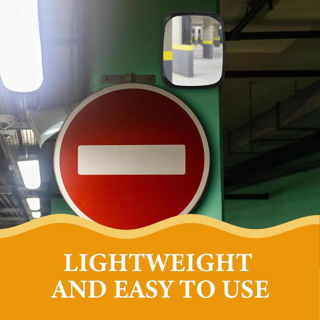 Iplusmile Enhanced Visibility Convex Driveway Mirror Wide Angle Parking Garage Mirror image number 6