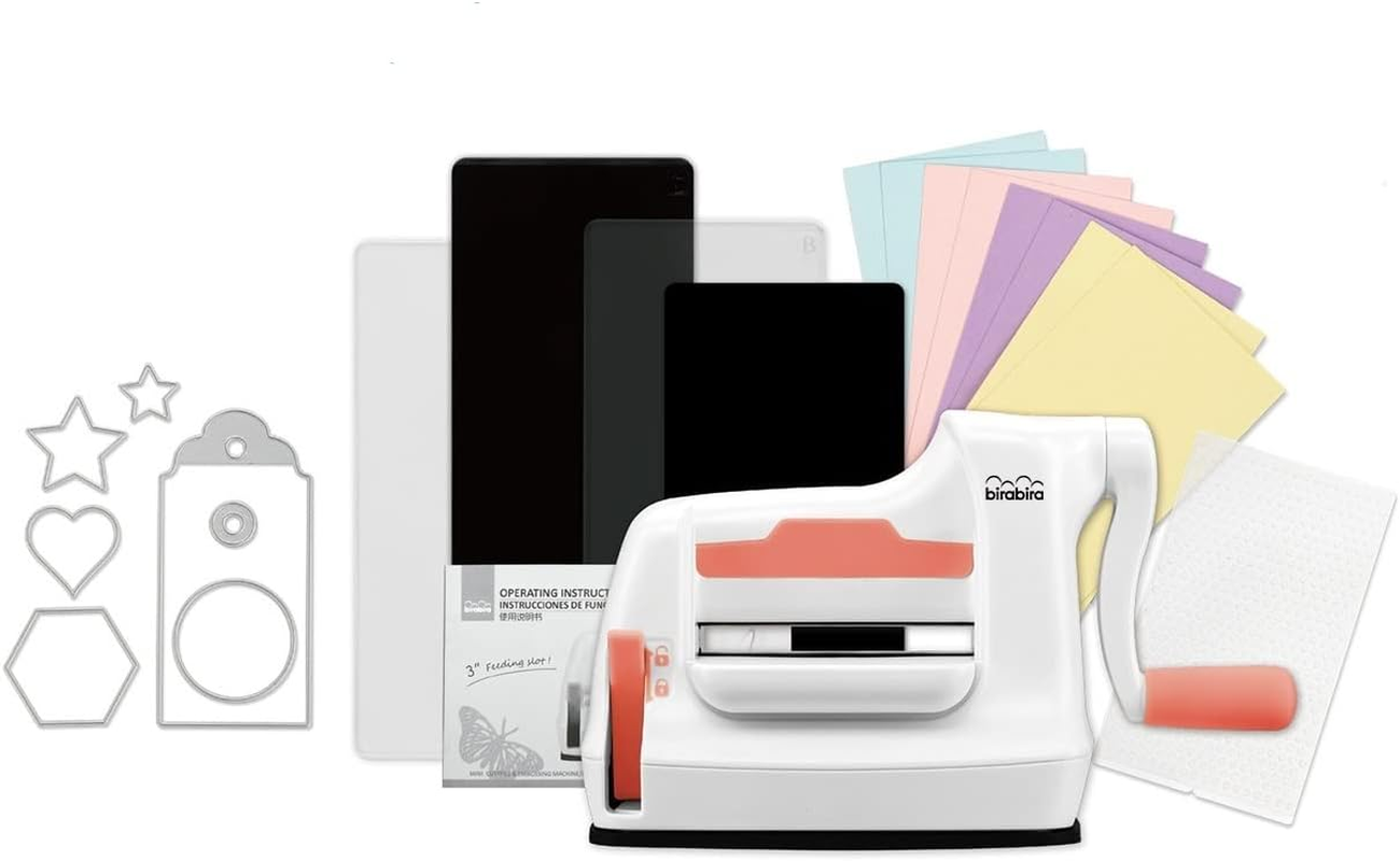 Bira Craft Die Cutting & Embossing Machine Combo, Mini Die Cut Machine, 3 1/8" Feeding Slot for 3" Paper and Other Materials image number 2