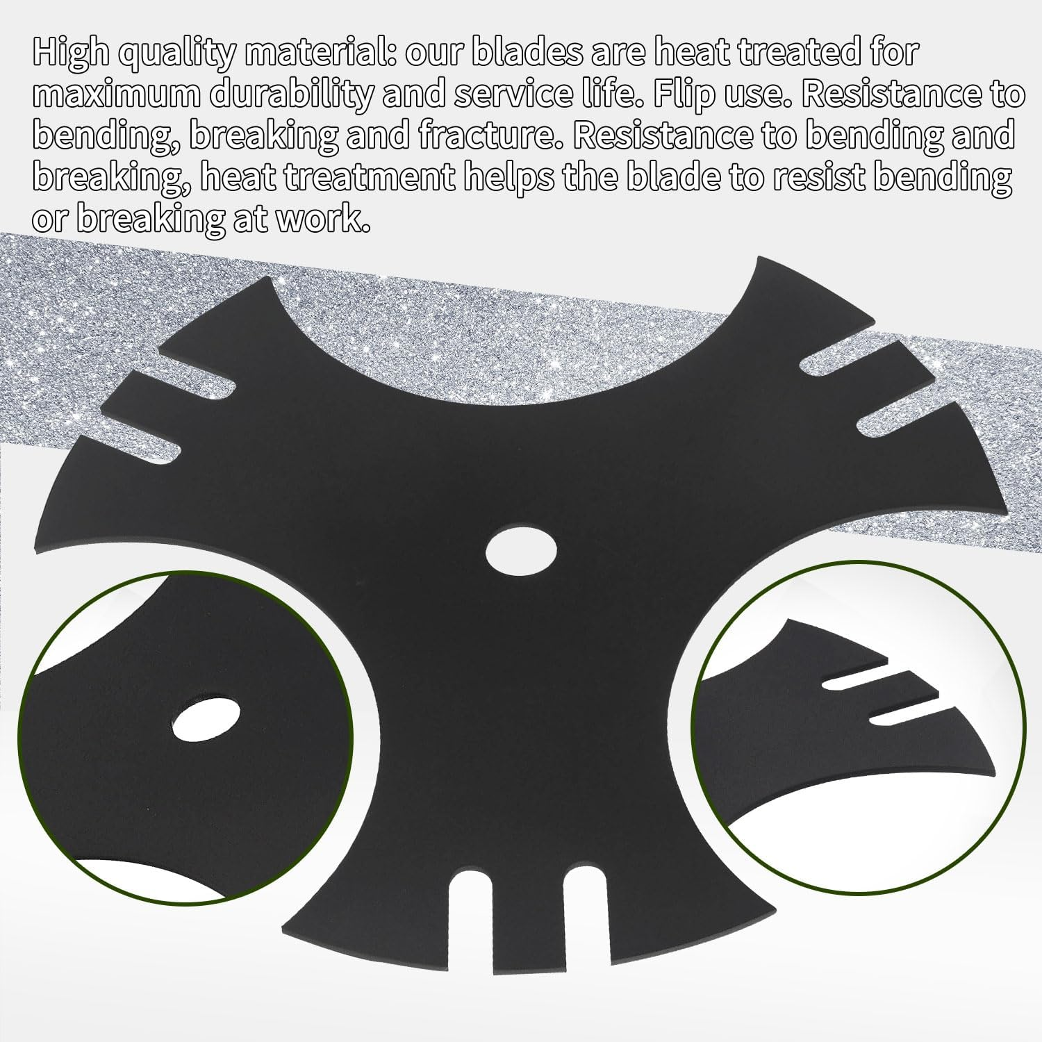 (9" X 5/8") 781-0748-0637 781-0748 Tri-Star Trencher Replacement Blade, Compatible with MTD 781-0748 981-0748 40-009 490-105-M017 for Troy-Bilt TB554, TEB515 (3 Pack) image number 3