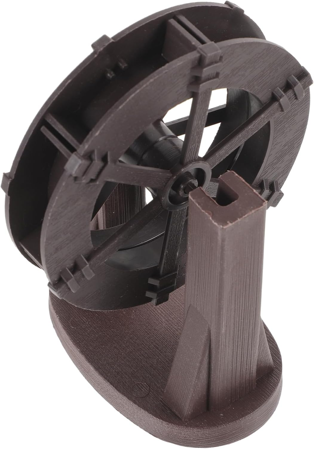 Gadpiparty Miniature Water Wheel for DIY Waterfall Fountain Brown Landscaping Wheel with Stand Vintage Style Decoration for Indoor and Outdoor Garden Scenes Calming Water Feature Ornament image number 5