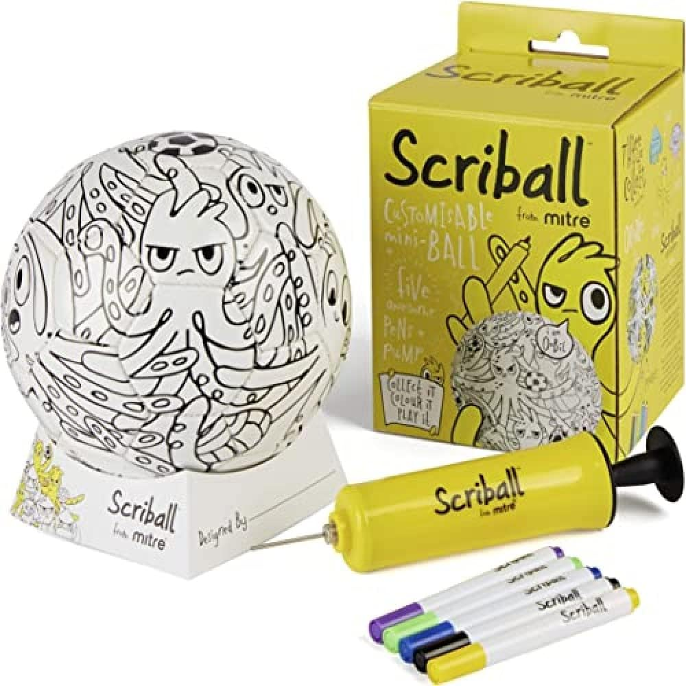 Mitre Scriball Ooodles | Customizable Mini Football | Ideal All Occasions