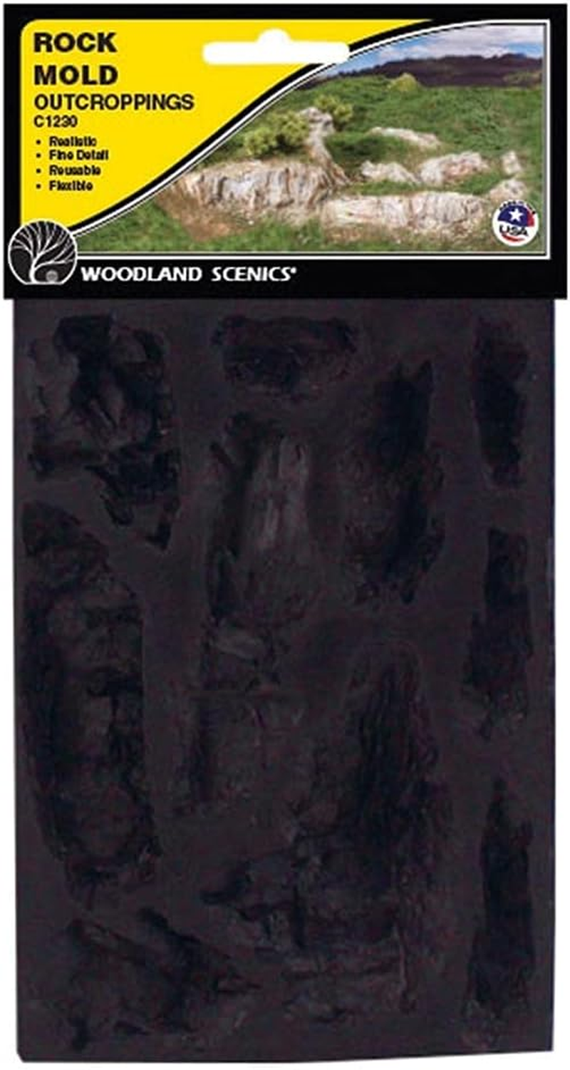 Woodland Scenics WS 1230 Rock Mold-Outcroppings - 5 X 7