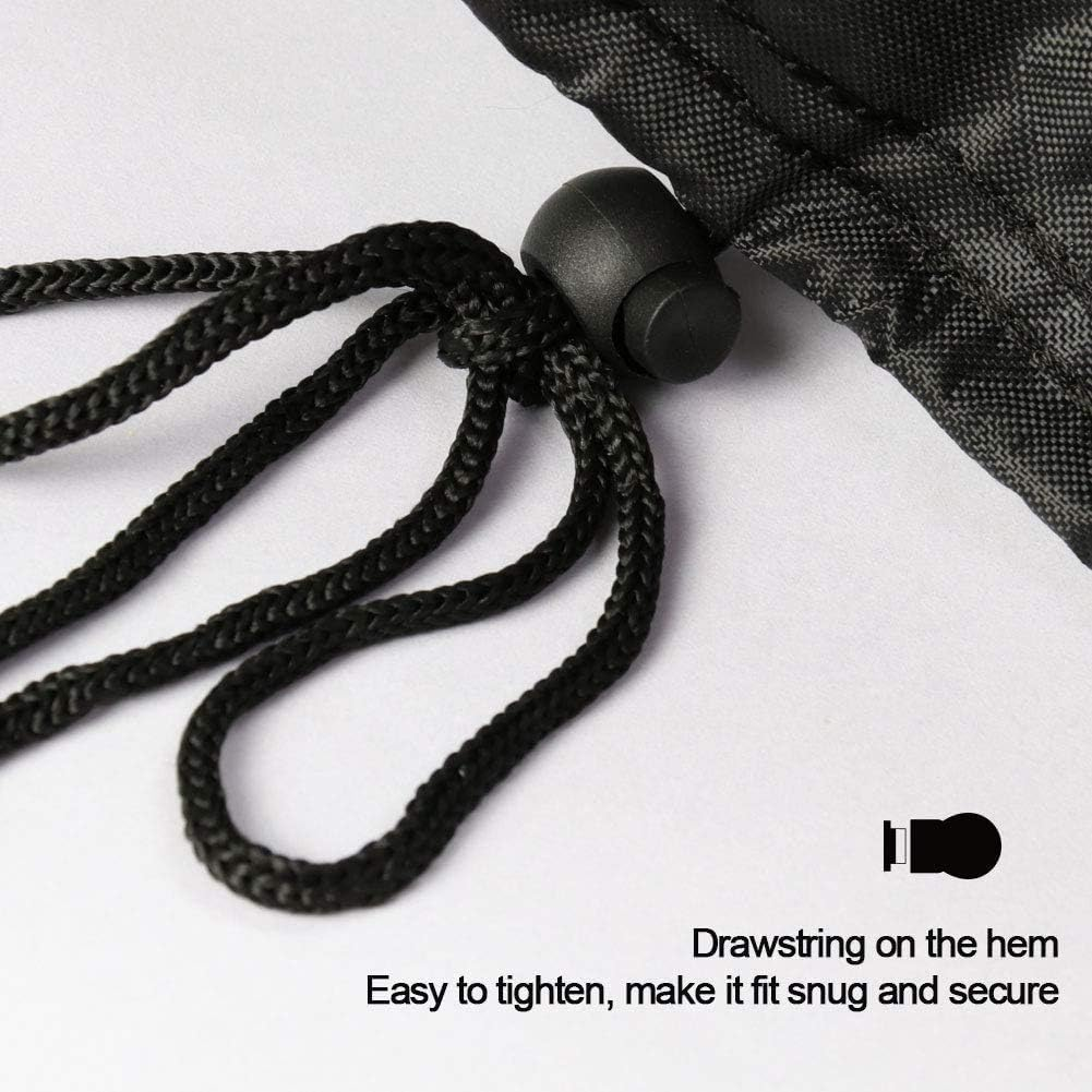 Chaise Lounge Cover with Storage Bag, Generic Waterproof Patio Recliner Cover, Sun Lounger Cover, Windproof Anti-Uv Dust-Proof Garden Sun Lounger Cover, Outdoor Patio Sunbed Beach Recliner Cover (1) image number 6