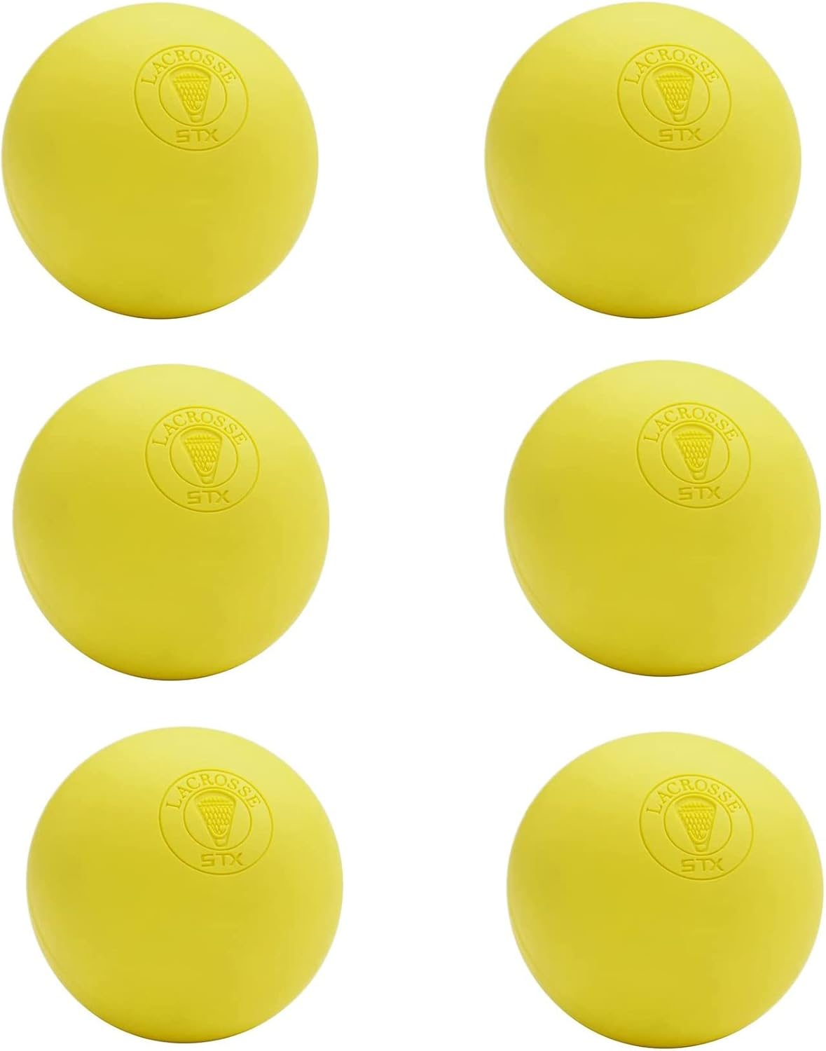 STX Lacrosse Official Lacrosse Balls - 6 Pack - Orange image number 2