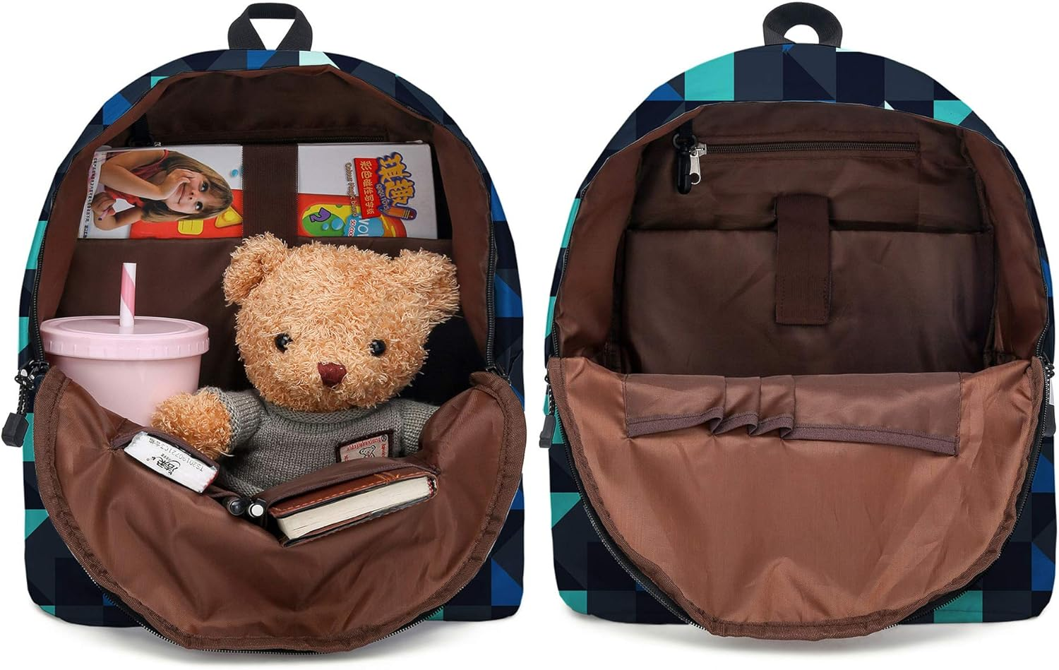 GDFENDU 2Pcs Anime Game Backpack with Keychain,16In Cute 3D Printed High Capacity Schoolbag Boy and Girl Schoolbag. - A image number 2