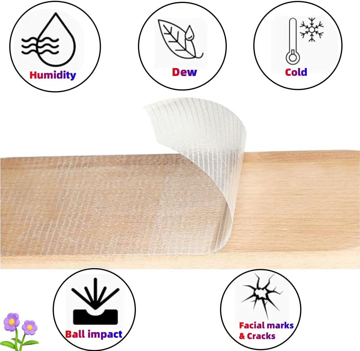 Fiberglass Cricket Bat Tape Roll, Cricket Protective Tape,25Mm Fiberglass, Anti-Crack Waterproof Tape Sheet image number 4