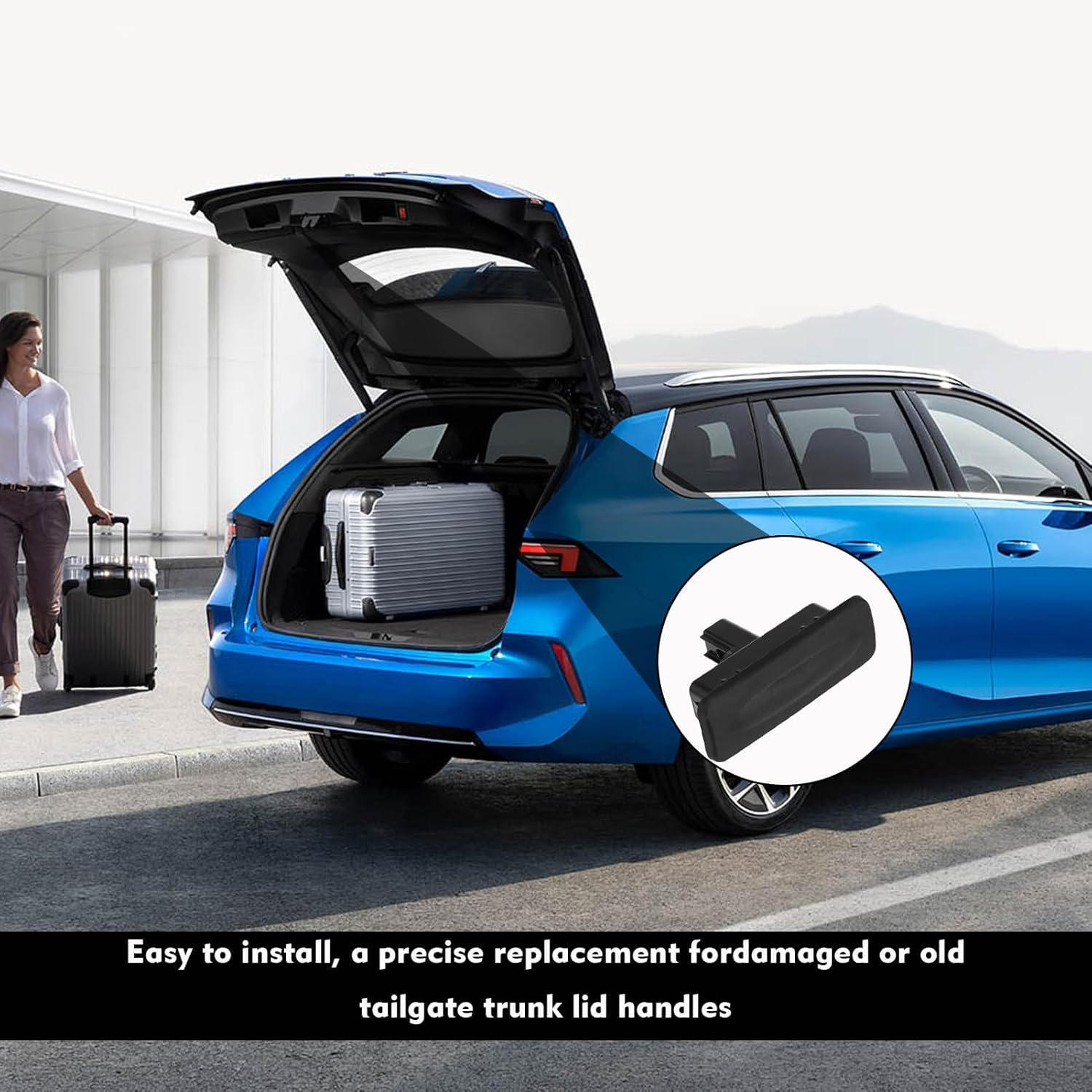 Tailgate Boot Release Button, Trunk Lid Lock Handle Button, Rear Door Hatch Liftgate Latch Switch for Hyundai I30 GD Hatchback 2012-2017 Replaces 81260-A5000, for Hyundai I30 Rear Hatch