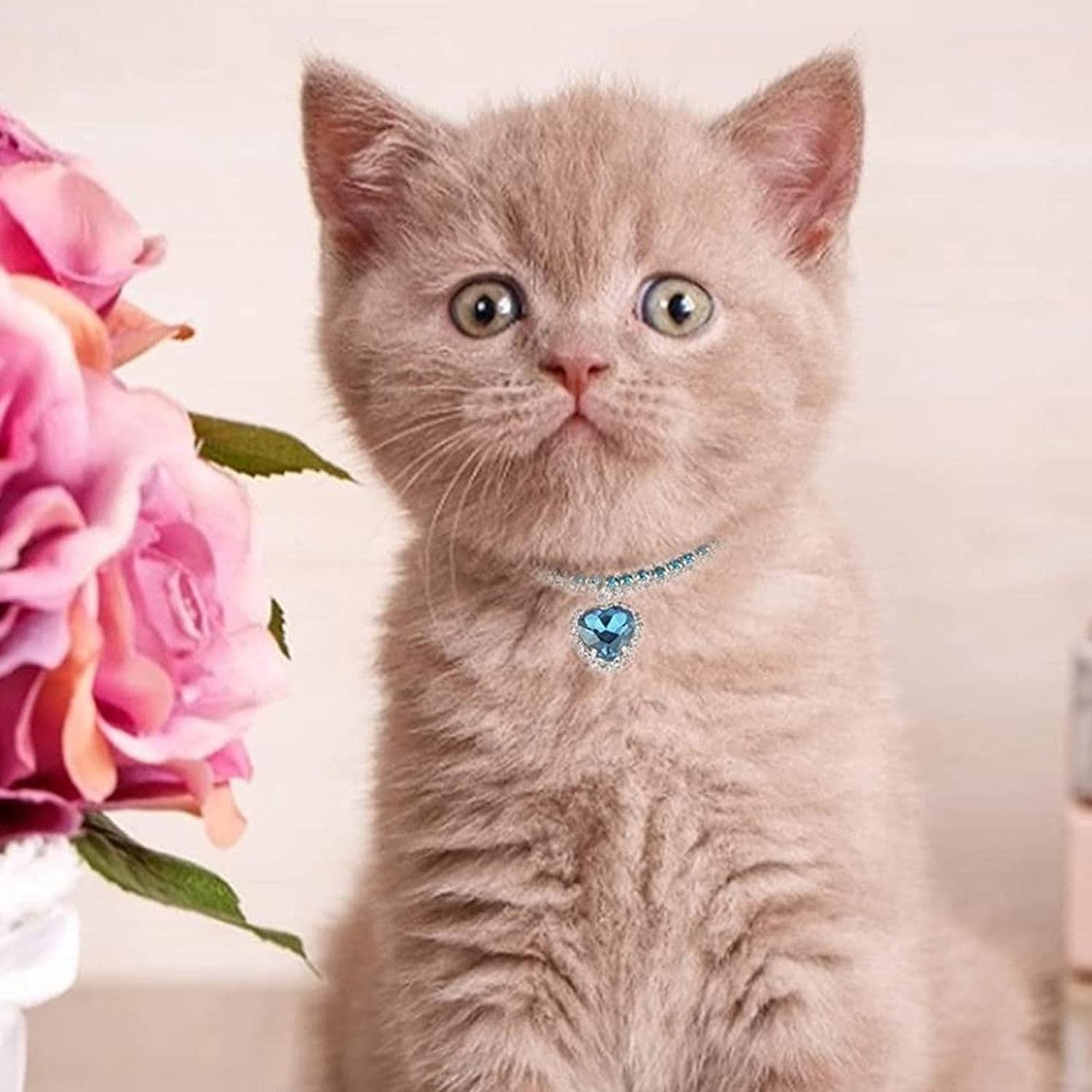 Bling Pet Dog Collar Fashion Bone Pendant Collars for Small Jewelry Dogs Pets Access Necklace N6B0 Medium image number 2