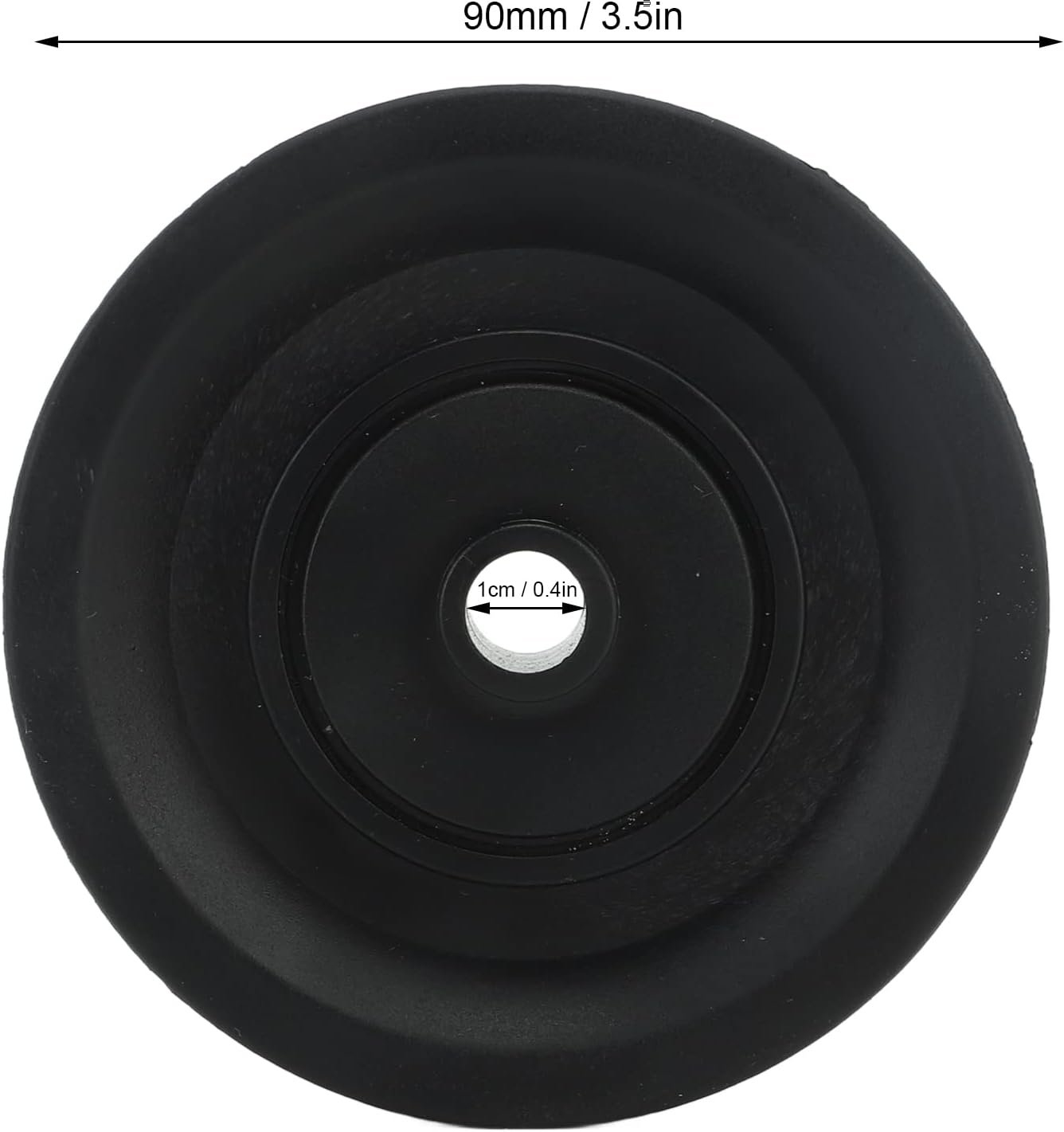 90Mm Bearing Pulley, Silent Nylon Bearing Pulley Wheel to Prevent Impurity for Gym Equipment