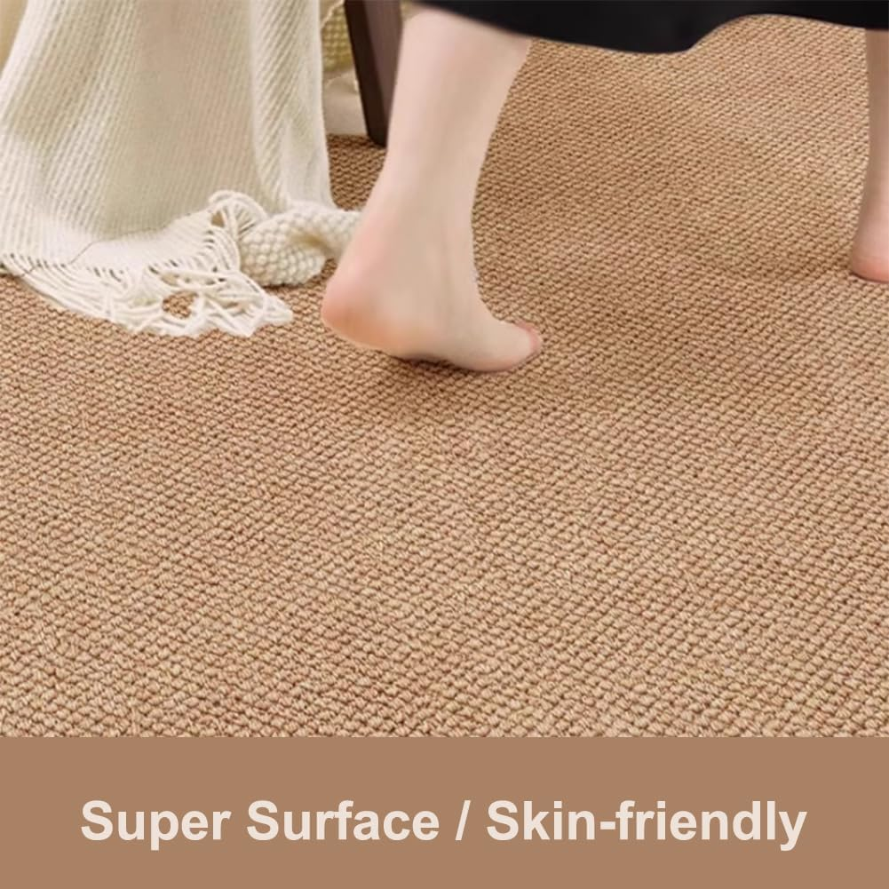 Office Chair Mat for Hardwood Floor, 120 X 90Cm, under Desk Rug for Rolling Computer Chair, anti Slip Floor Protector, Khaki image number 6