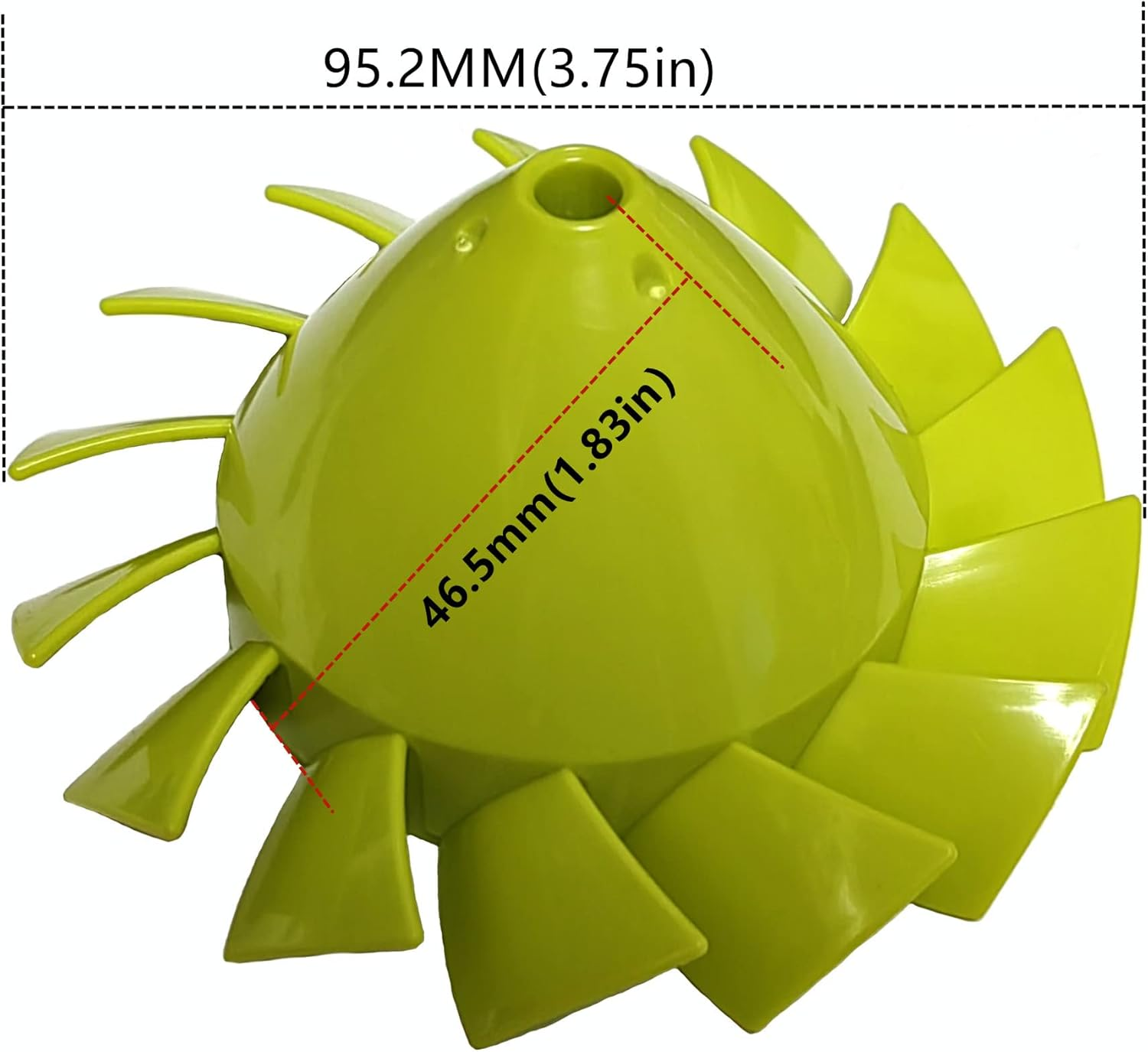 529437003/529437004/529437001 Blower Fan Compatible with Fits Ryobi Ryobi 18 Volt Blower Fan P2108 P21081 P21081VN P21081VNM image number 3