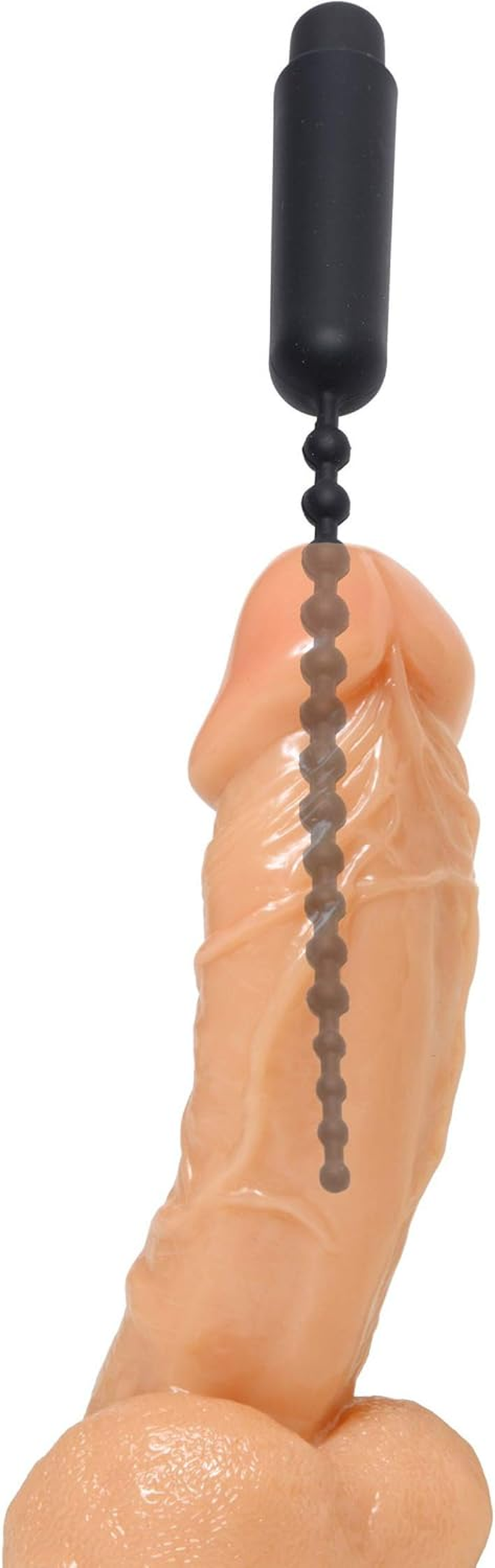 Master Series Dark Rod Vibrating Beaded Silicone Sound image number 1