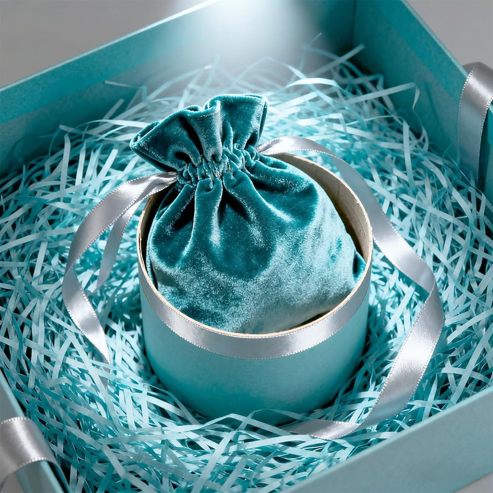 Geli 100G Shredded Tissue Paper for Gift Boxes,Soft Shredded Paper for Hampers Filling and Packaging Filler Shreds Stuffing Paper for Christmas Birthday Decor (Blue) image number 3