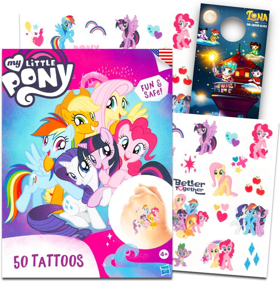 (My Little Pony) - Savvi Disney Temporary Tattoos for Kids (My Little Pony) image number 2