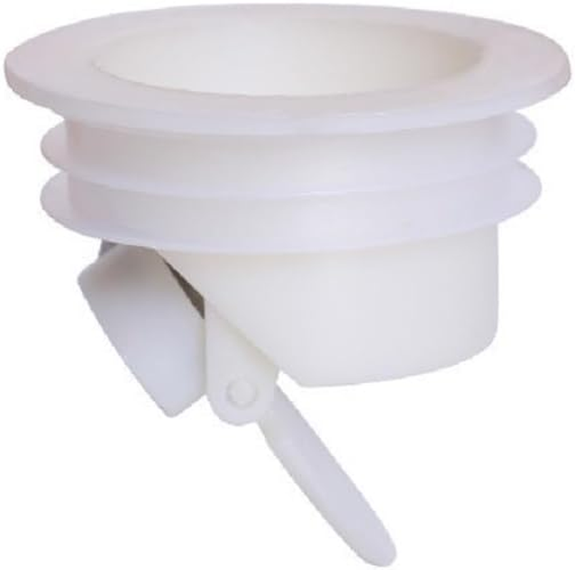 Drainage Preventer Valve,Odor Proof Shower Floor Stopper One Way Drain Valve Sewer Core Drainage Insert Plug Drain Strainer for Bathroom Kitchen Sink and Bathtub Accessories (White Medium, One Size) image number 3