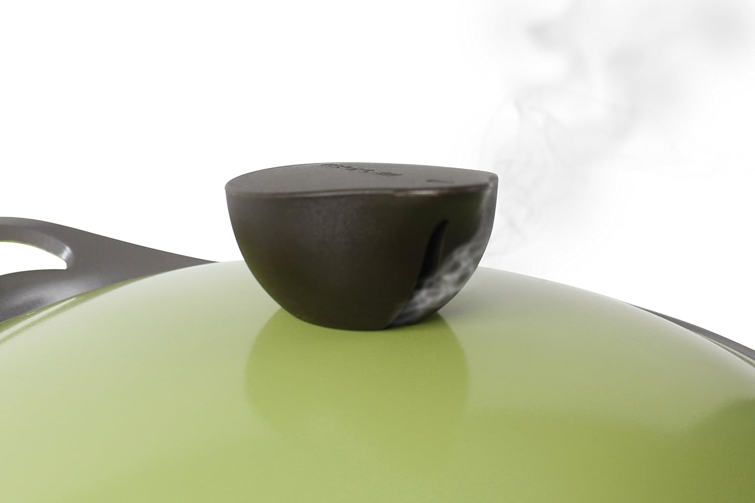 Neoflam Eela Low Stockpot Olive Green, 2.5 Qt image number 3