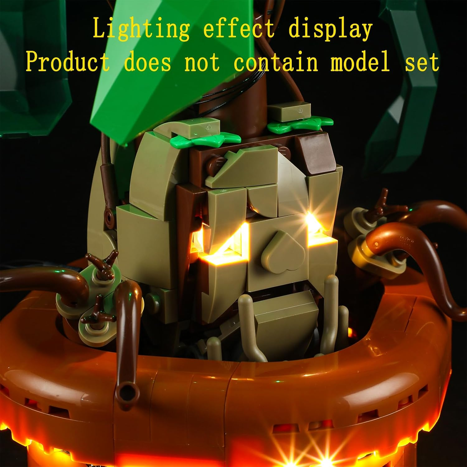 GEAMENT LED Light Set Compatible with  Harry Potter Magic Potion Plant Mandrake (Mandrake) - Lighting Set for 76433 (Model Set Not Included) image number 4
