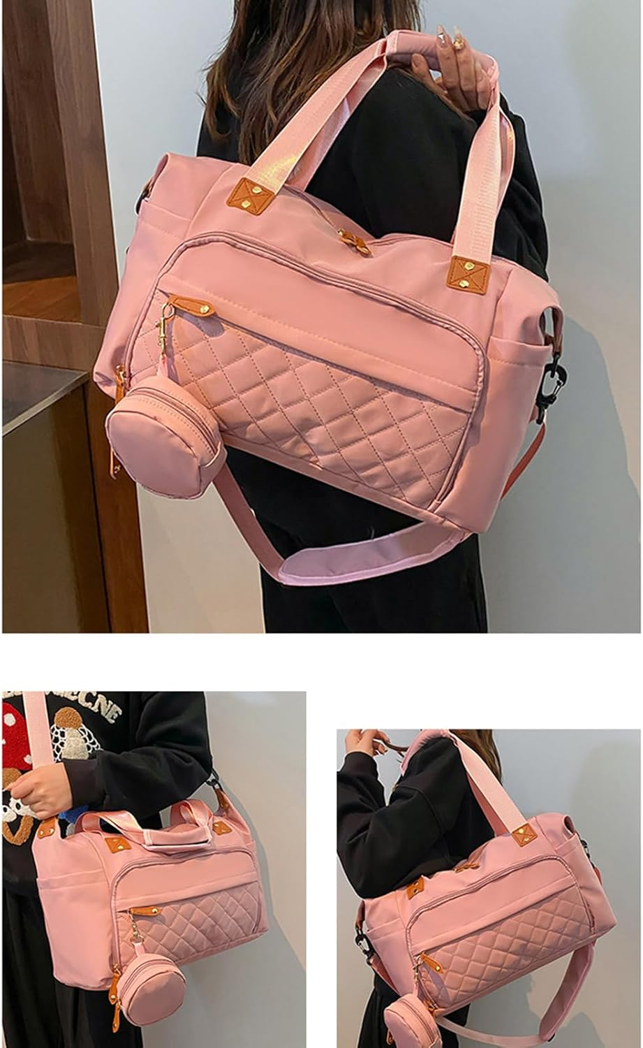 Diaper Bag - Travel Baby Bag - Organizer Tote Handbag Holder Ergonomic for Beach Hospital Swimming Airplane Camping Hiking