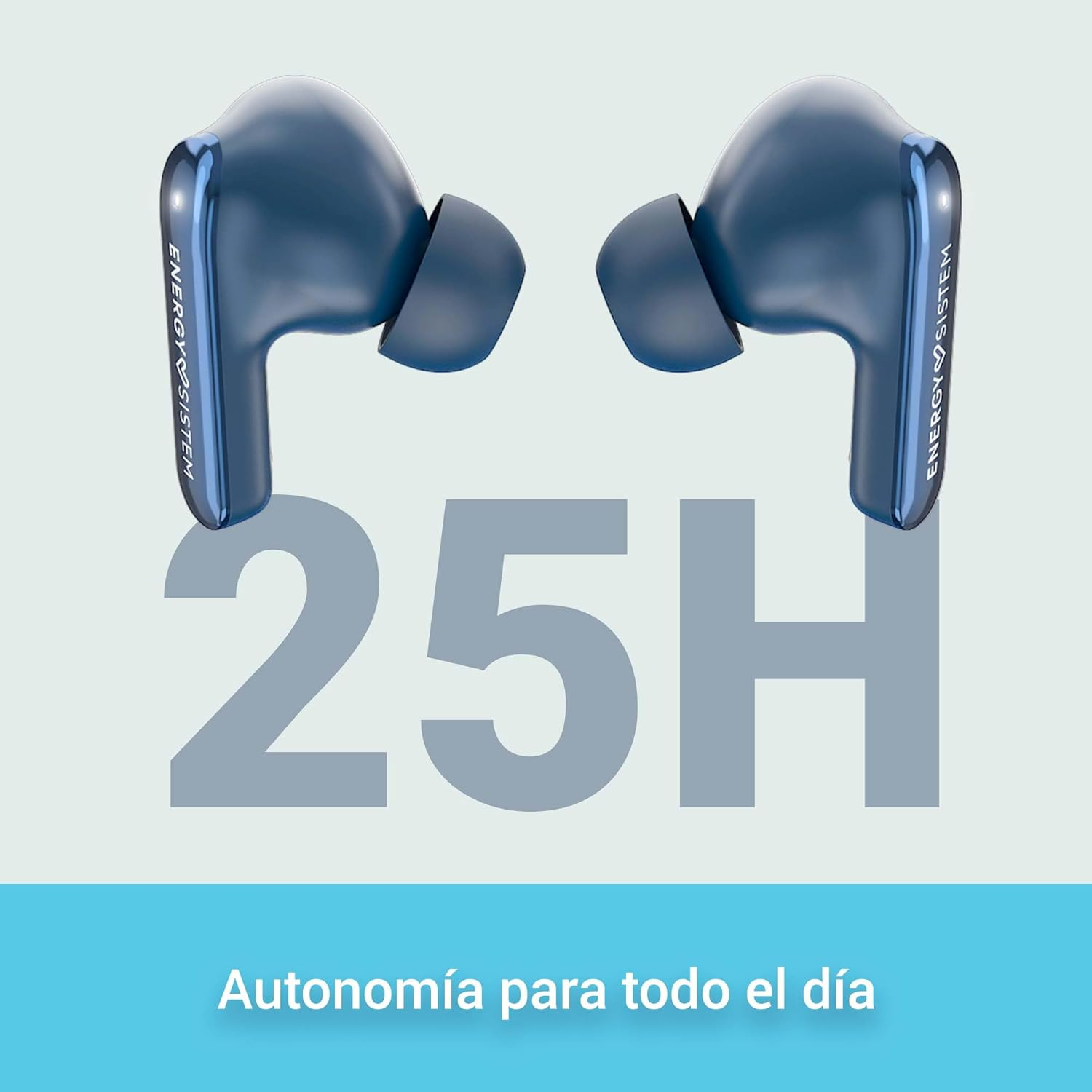 Energy Sistem Serenity ANC Ultra - Bluetooth Headphones with Hybrid Noise Cancelling ANC up to -35 Db, 25 Hours Battery Life, Qi Wireless Charging, IPX4 Waterproof and Recycled image number 3