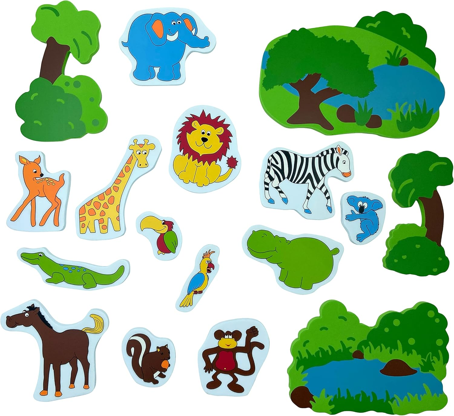 Edushape Tub Fun Jungle Bath Toys, Multicolor image number 3