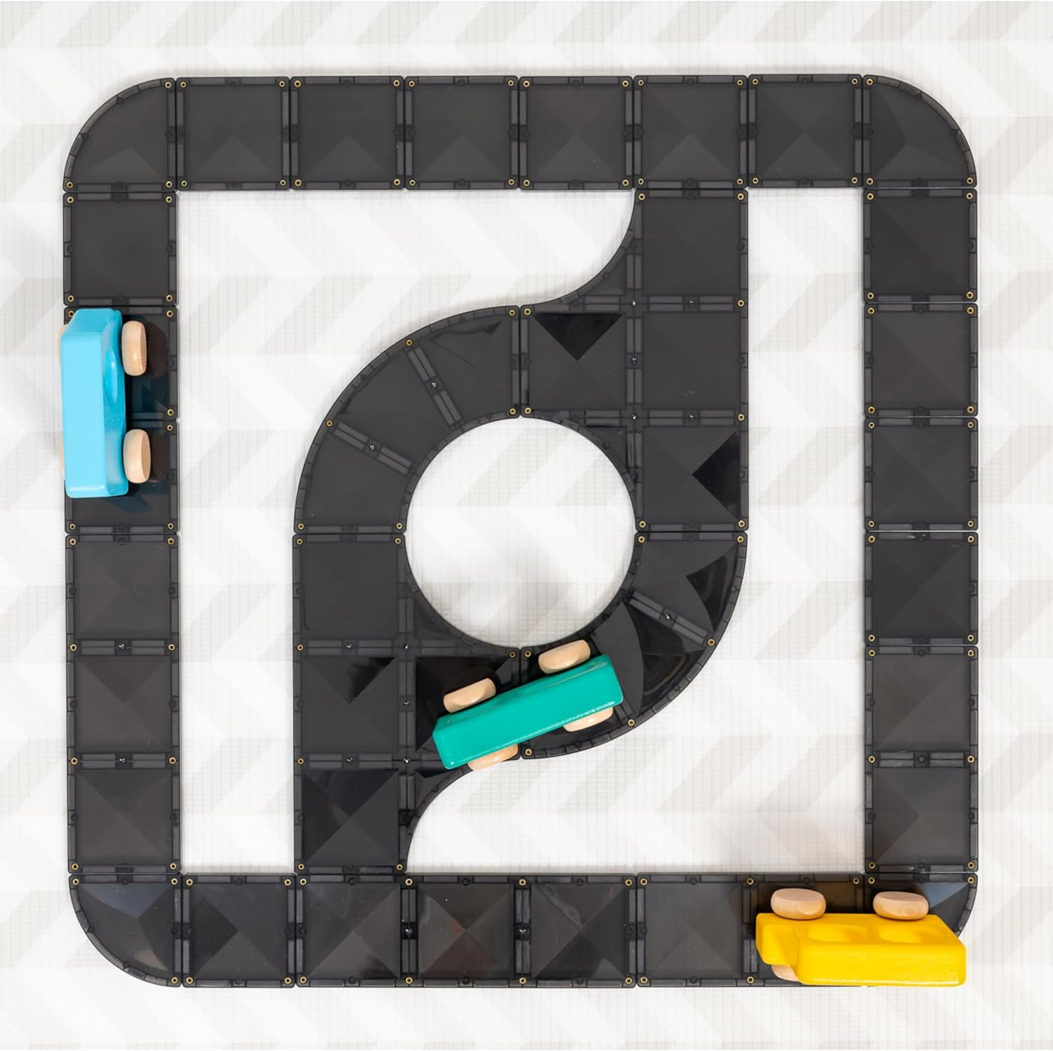 Connetix Magnetic Tiles Roads Creative Pack, 48 Pieces image number 1