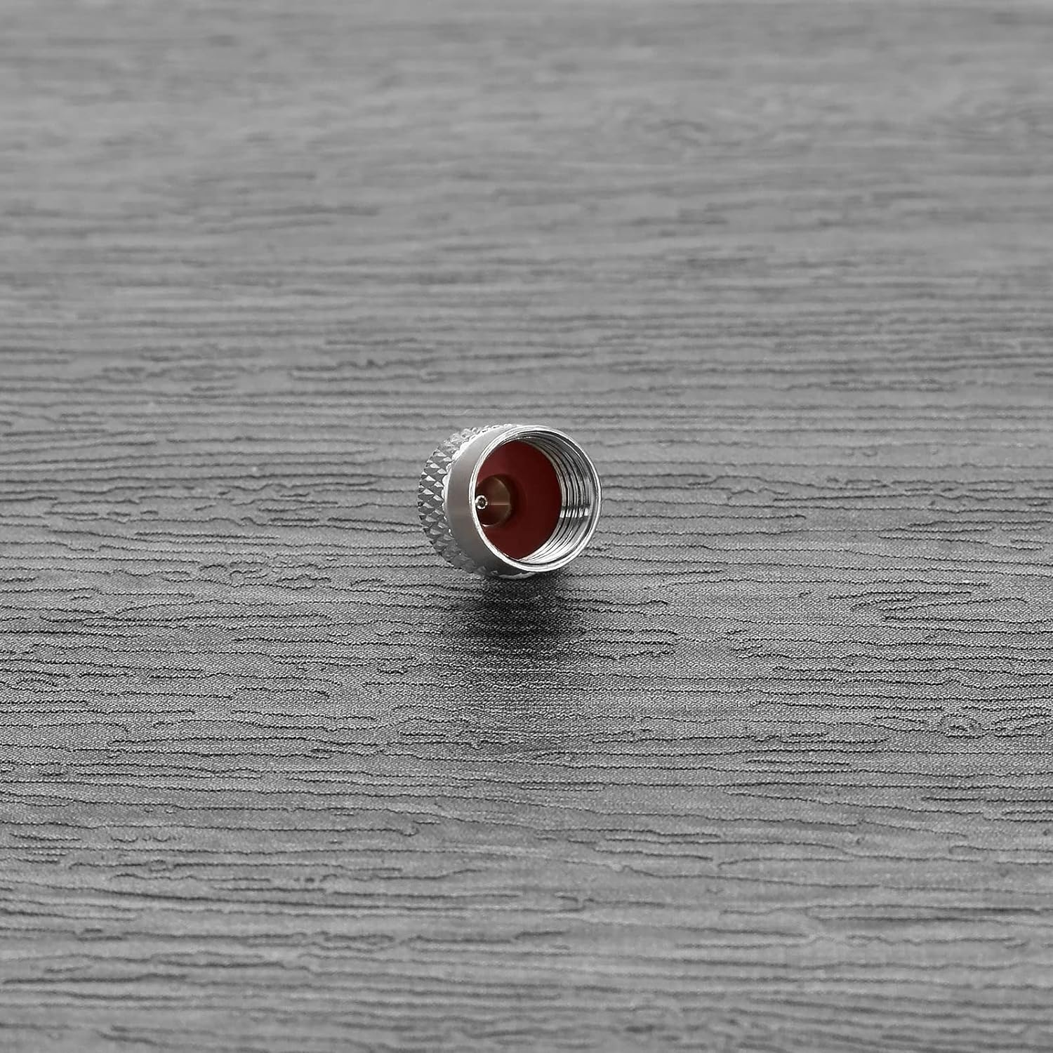 Emagtech 24PCS Tyre Valve Stem Caps Metal Car Tire Valve Lever Covers Tyre Dust Caps for Most Car Truck Motorbike Bicycle Scooter 8Mm Inner Diameter Silver image number 1