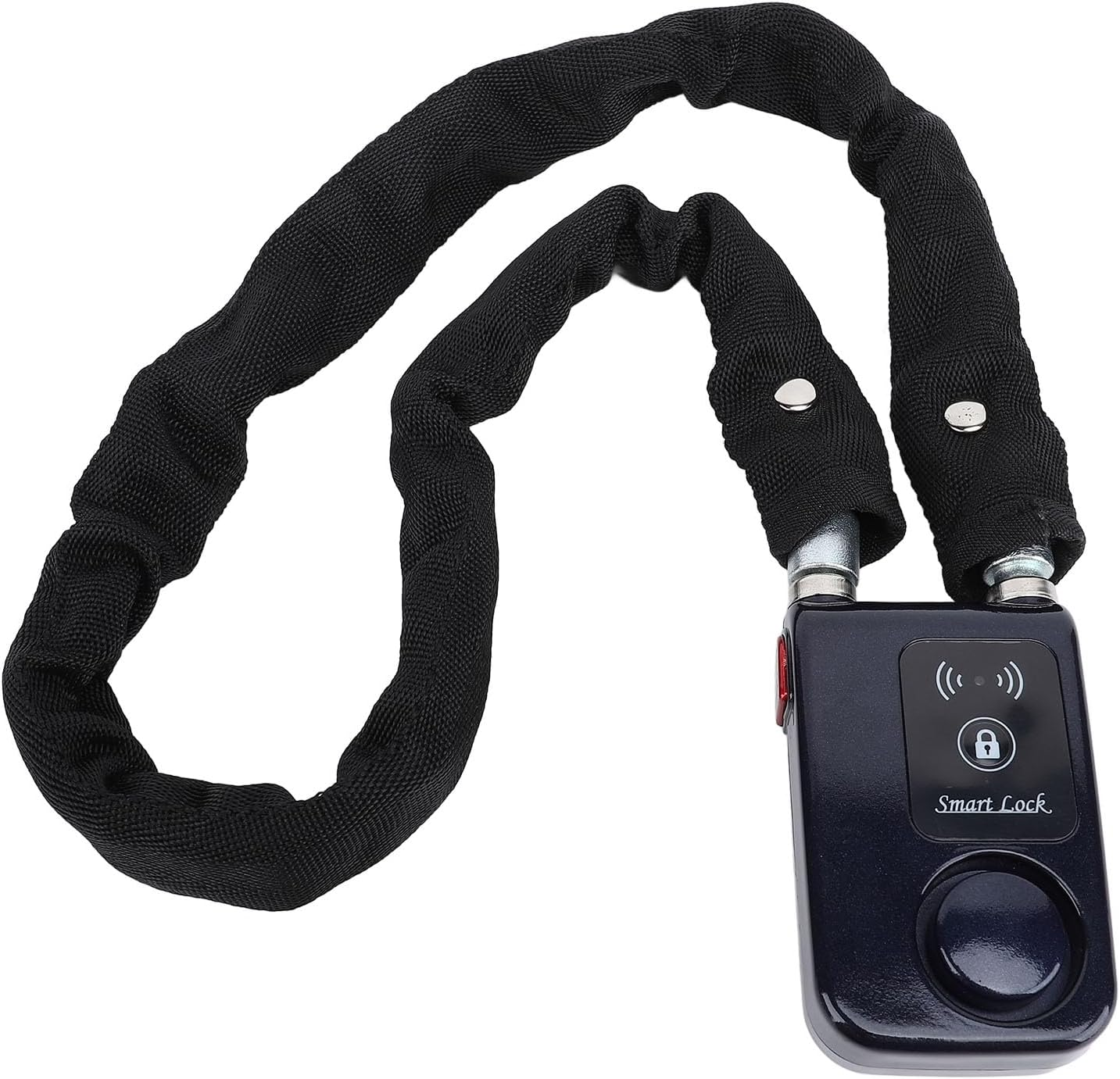 Bluetooth Chain Lock, APP Control Bike Lock with Vibration Alarm Function, Waterproof Keyless Lock, Anti-Theft, Smart Chain Lock for Bike, Motorcycle, Door & Gate (Blue)