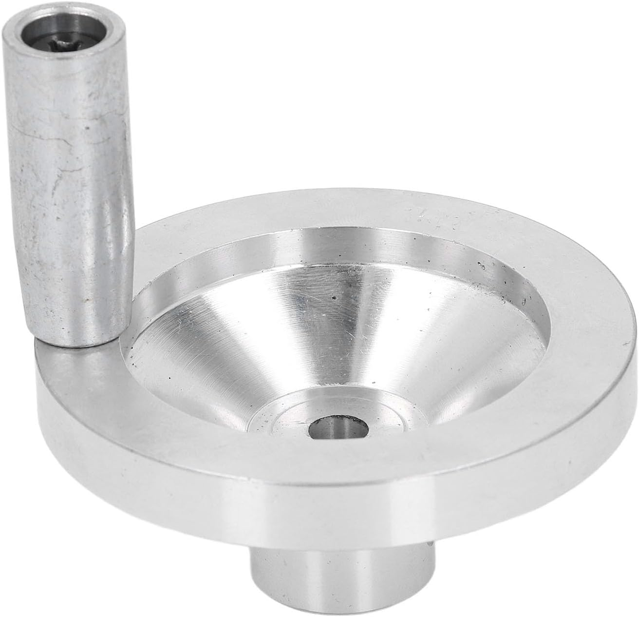 Revolving Handle Handwheel, CNC Aluminum Alloy for Mini Lathe, Chamfered Hole Design Easy Axle Installation on CJ0618A 7X12 image number 2