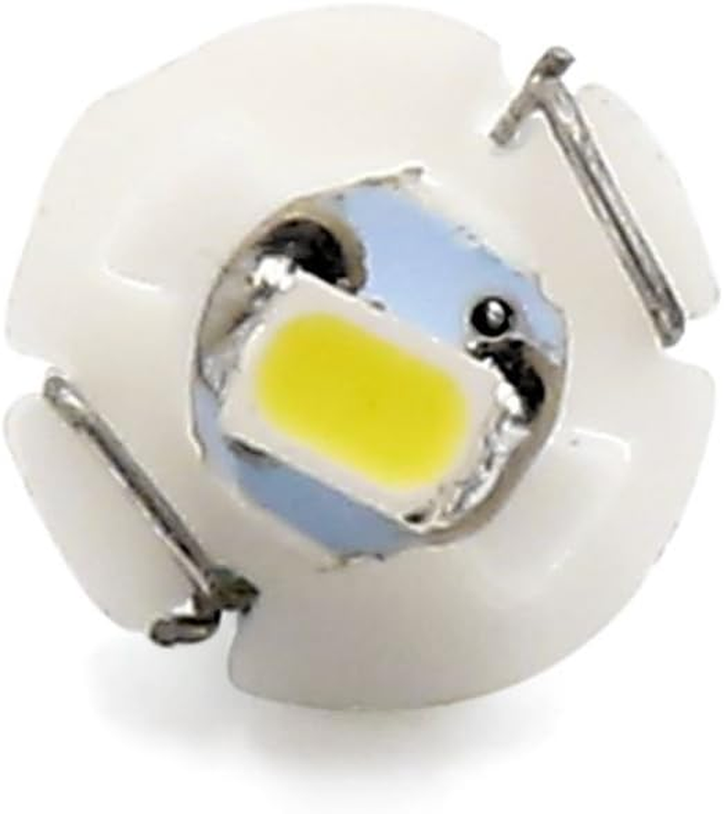 Uxcell 12Pcs 12V T3 White LED Auto Car Interior Dashboard Panel Light Bulb image number 2