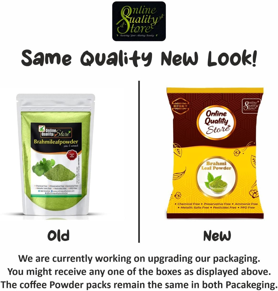 Online Quality Store Brahmi Powder for Hair, 250G image number 2