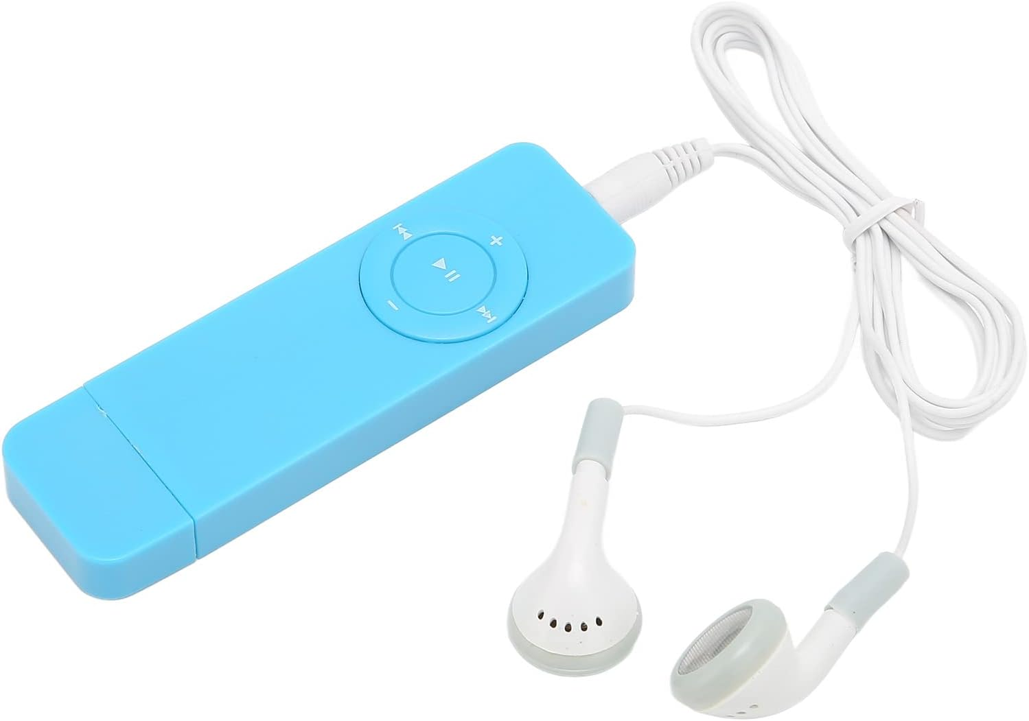 MP3 Player, Mini MP3 Music Player Portable Hifi Sound Digital Music Player Built in 180Mah Battery, Supports up to 64GB (Blue)