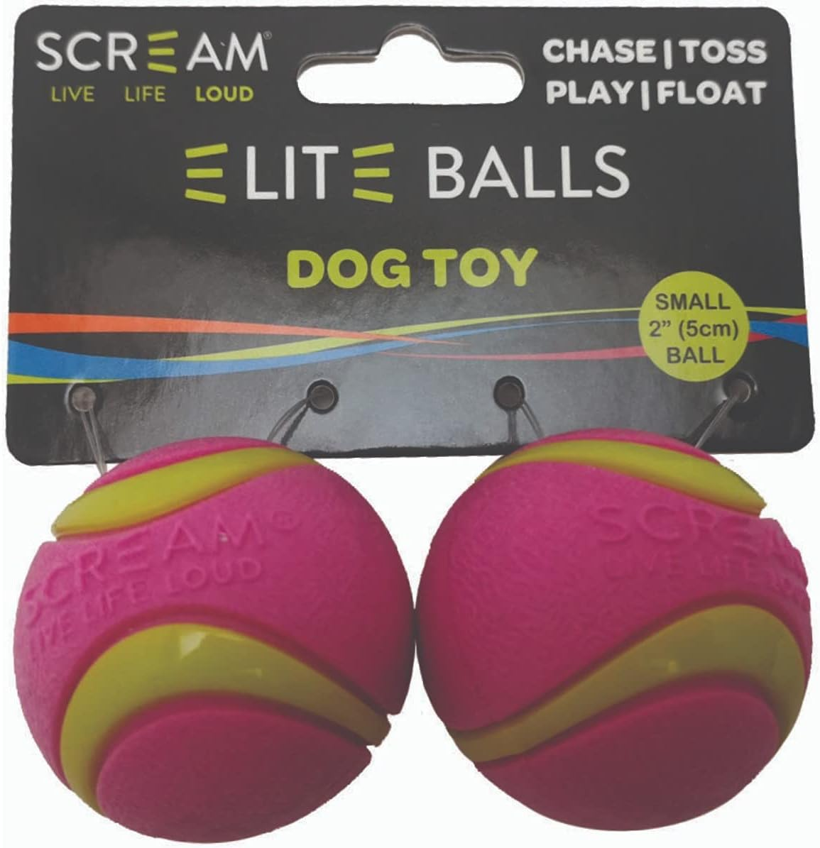 SCREAM Elite Ball 5Cm, Loud Blue & Orange, Small image number 3