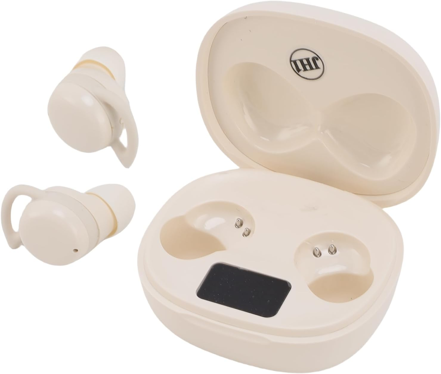 Dpofirs Ear Buds Wireless Bluetooth Earbuds, Bluetooth 5.4 Headphones 5H Playtime Sport Earphones ENC Noise Cancelling, Low Latency Gaming Mode (White)