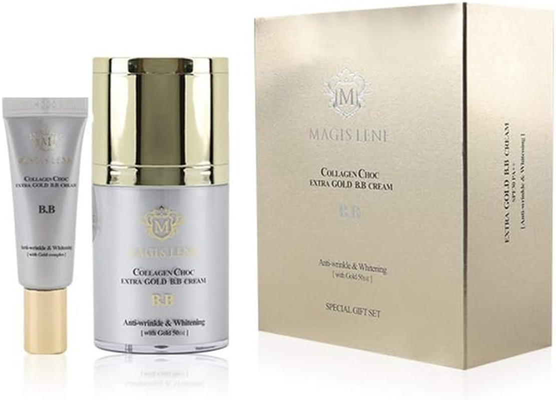 MAGIS LENE COLLAGEN CHOC EXTRA GOLD B.B CREAM SPF30,PA++ SPECIAL GIFT SET KOREA Beauty