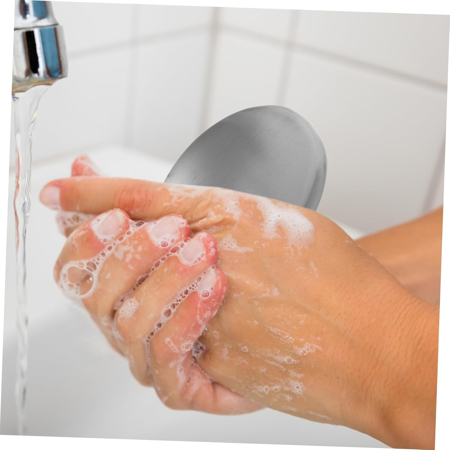 Gatuida Metal Odor Absorber Soap Stainless Wash Soap for Dishwasher Safe Portable image number 5